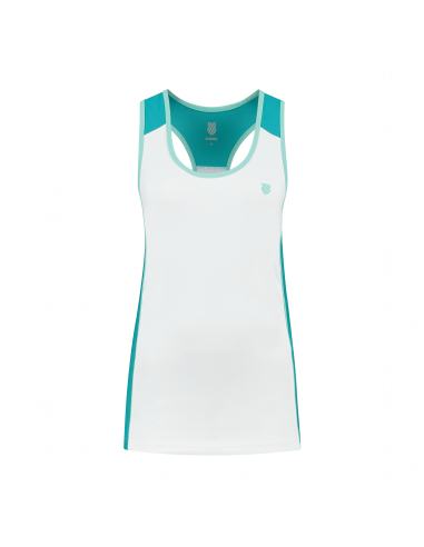 194251-169 | WOMENS HYPERCOURT SPEED TANK | WHITE / ALGIERS BLUE