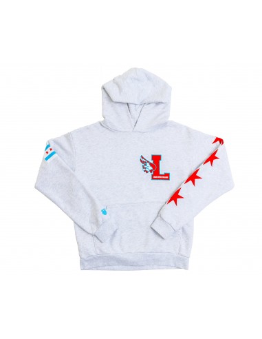 10757-034 | LEADERS X K-SWISS WARM UP HOODIE | HEATHER GREY