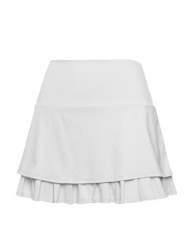 196042-100 | TIER PLEAT SKIRT-14" | WHITE