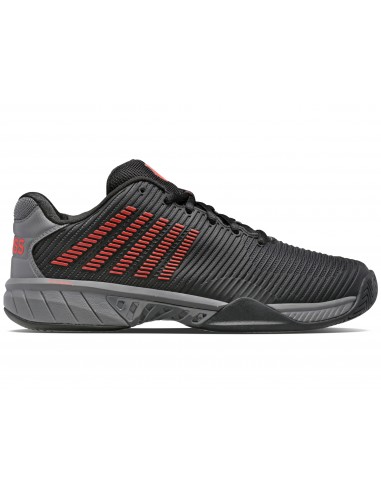 06613-042-M | HYPERCOURT EXPRESS 2 | JET BLACK/STEEL GRAY/SPICY ORANGE